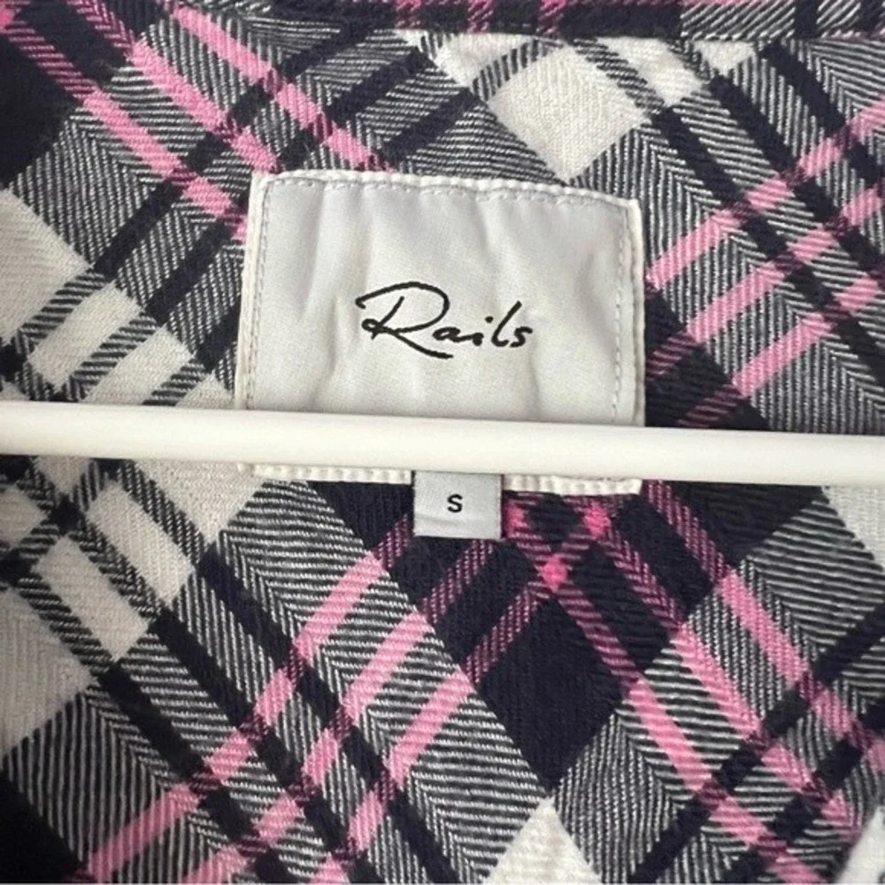 🪴 Rails Kellen White Midnight Candy Button Down Top Small - Picture 10 of 10